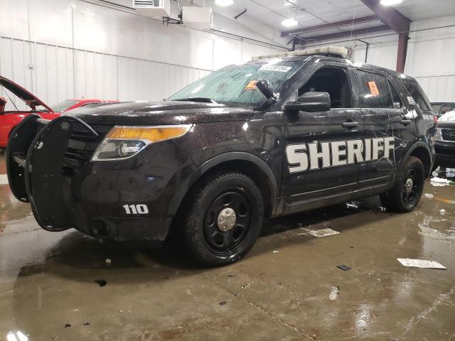 1FM5K8ARXFGC26862 - 2015 FORD EXPLORER POLICE INTERCEPTOR BLACK photo 1