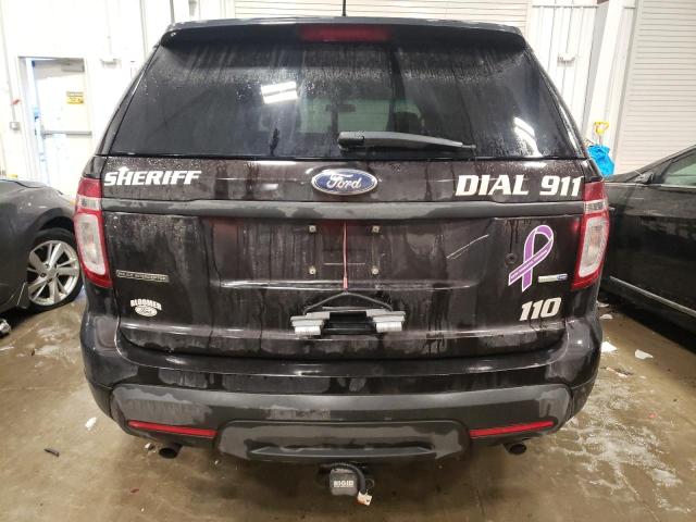 1FM5K8ARXFGC26862 - 2015 FORD EXPLORER POLICE INTERCEPTOR BLACK photo 6