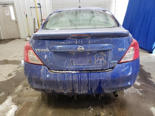 3N1CN7AP8EL842424 - 2014 NISSAN VERSA S BLUE photo 6