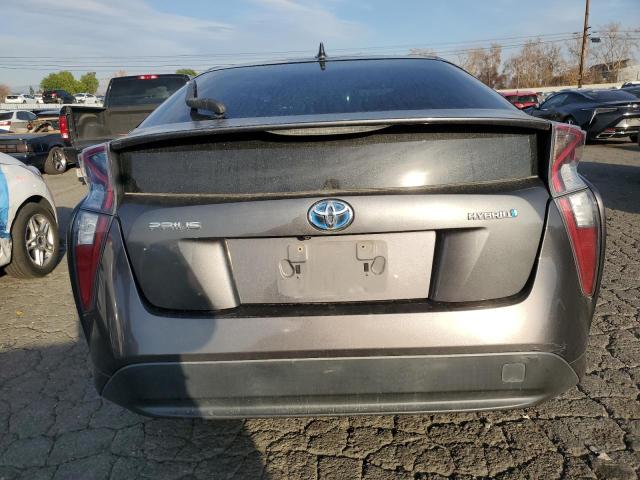 JTDKARFU2G3521895 - 2016 TOYOTA PRIUS CHARCOAL photo 6