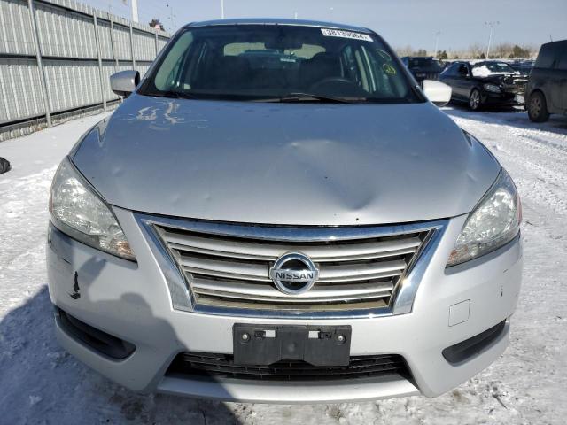 3N1AB7AP4DL634118 - 2013 NISSAN SENTRA S SILVER photo 5