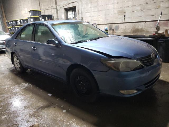 4T1BE32K64U918419 - 2004 TOYOTA CAMRY LE BLUE photo 4