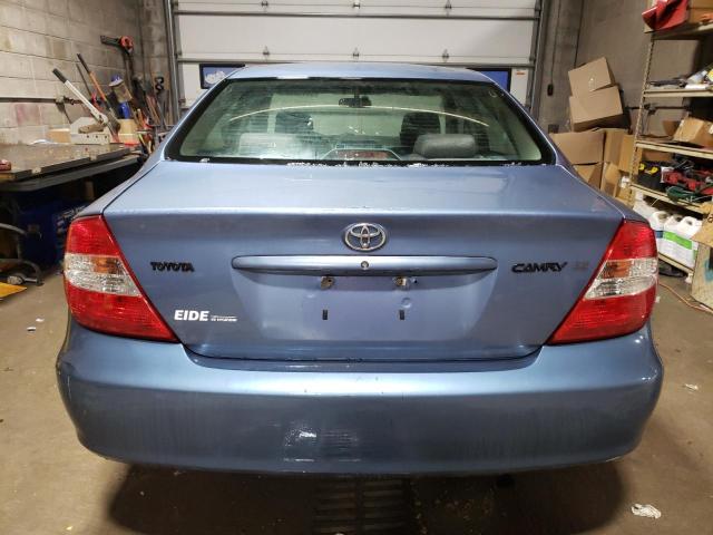 4T1BE32K64U918419 - 2004 TOYOTA CAMRY LE BLUE photo 6