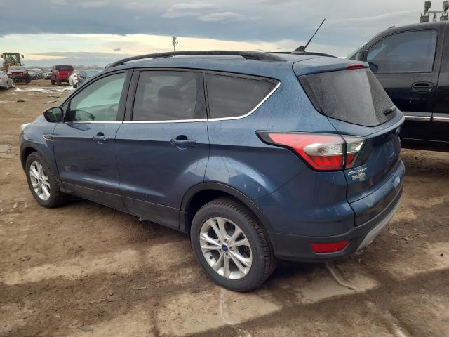 1FMCU9HD8JUC76199 - 2018 FORD ESCAPE SEL BLUE photo 2