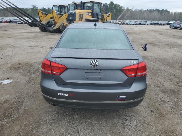 1VWCN7A35EC115728 - 2014 VOLKSWAGEN PASSAT SEL GRAY photo 6