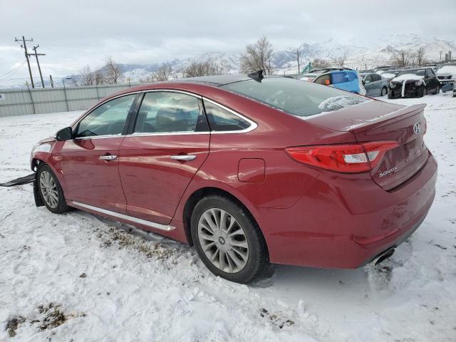 5NPE34AF6FH010485 - 2015 HYUNDAI SONATA SPORT RED photo 2