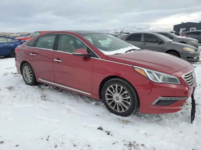 5NPE34AF6FH010485 - 2015 HYUNDAI SONATA SPORT RED photo 4