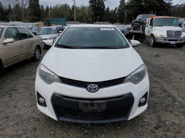 2T1BURHEXFC389939 - 2015 TOYOTA COROLLA L WHITE photo 5