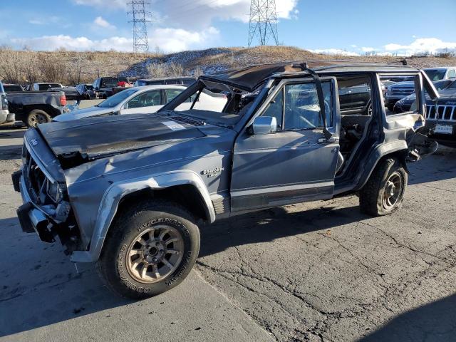 1JCMR7848JT214451 - 1988 JEEP CHEROKEE LAREDO BLUE photo 1