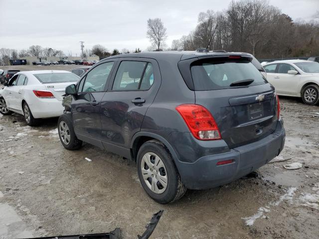 3GNCJKSB0GL176748 - 2016 CHEVROLET TRAX LS BLUE photo 2