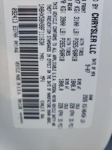 1A8HX58N98F111630 - 2008 CHRYSLER ASPEN LIMITED WHITE photo 13