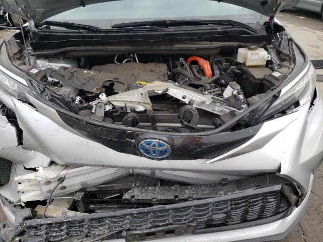 5TDDSKFC4NS061025 - 2022 TOYOTA SIENNA XSE SILVER photo 12