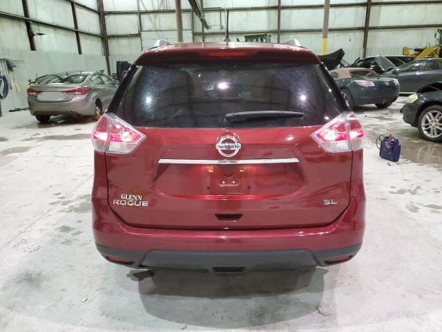 5N1AT2MT1GC752242 - 2016 NISSAN ROGUE S RED photo 6