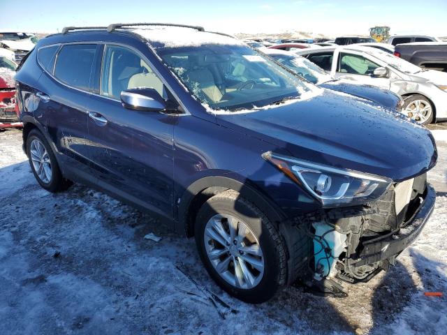 5XYZUDLA3JG560971 - 2018 HYUNDAI SANTA FE S BLUE photo 4