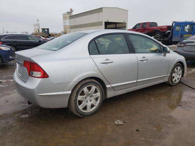 2HGFA1F55BH301069 - 2011 HONDA CIVIC LX SILVER photo 3