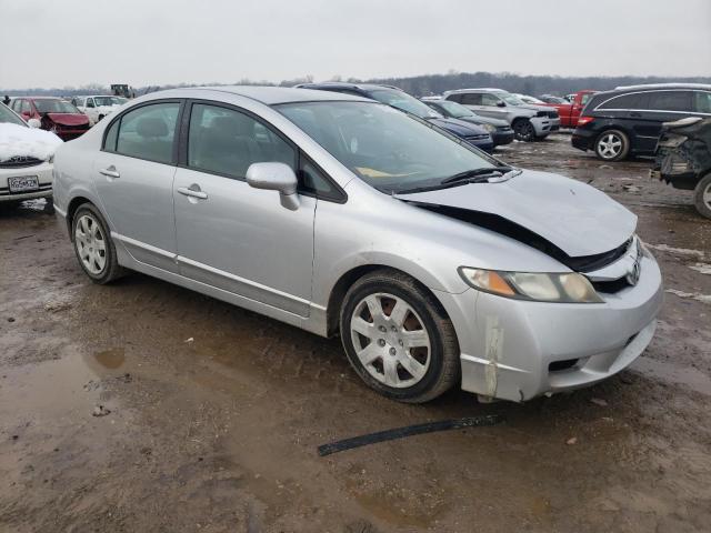 2HGFA1F55BH301069 - 2011 HONDA CIVIC LX SILVER photo 4