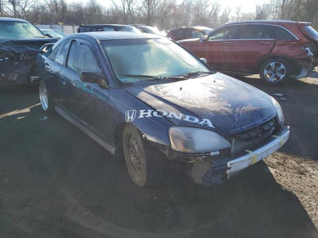 1HGEM21543L074512 - 2003 HONDA CIVIC LX BLUE photo 4