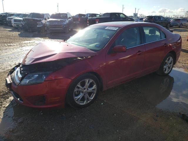 3FAHP0HA1CR414216 - 2012 FORD FUSION SE RED photo 1