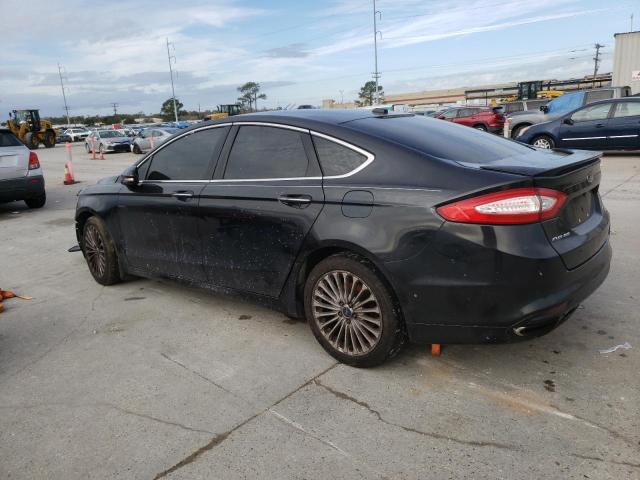 3FA6P0K93ER235717 - 2014 FORD FUSION TITANIUM BLACK photo 2