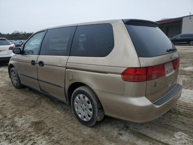 2HKRL1855XH534435 - 1999 HONDA ODYSSEY LX BEIGE photo 2