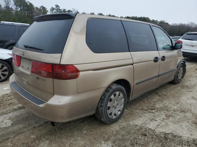 2HKRL1855XH534435 - 1999 HONDA ODYSSEY LX BEIGE photo 3