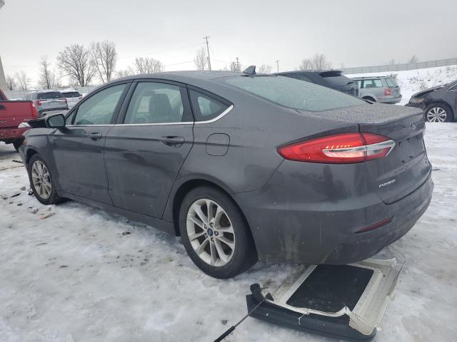 3FA6P0HD3LR155259 - 2020 FORD FUSION SE GRAY photo 2