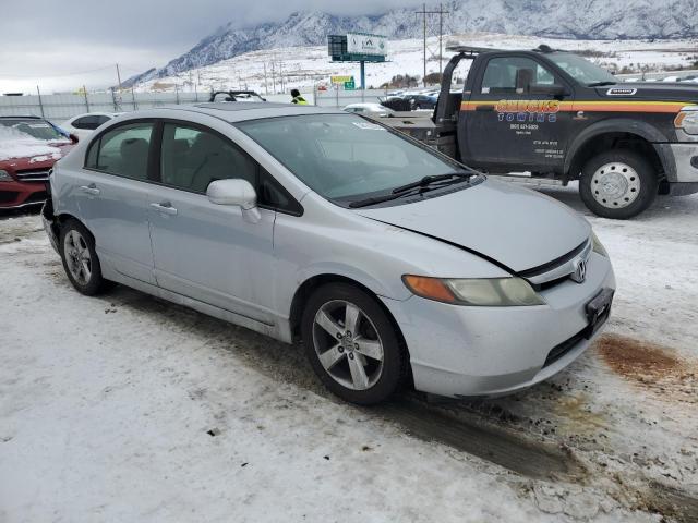 1HGFA16828L029053 - 2008 HONDA CIVIC EX SILVER photo 4