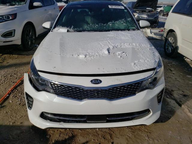 5XXGV4L23JG221497 - 2018 KIA OPTIMA SXL WHITE photo 5