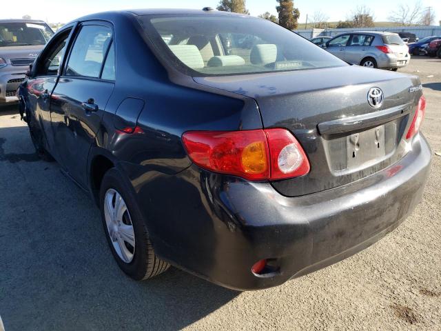 JTDBL40E49J009021 - 2009 TOYOTA COROLLA BASE BLACK photo 2