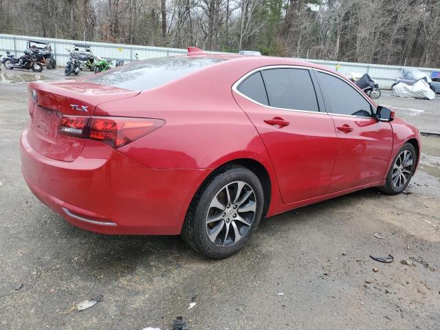 19UUB1F35HA008251 - 2017 ACURA TLX RED photo 3