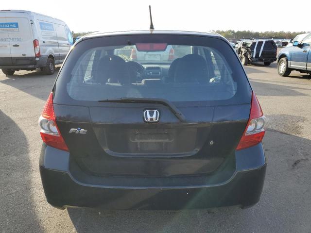 JHMGD38417S031816 - 2007 HONDA FIT BLACK photo 6