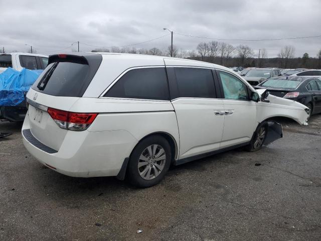 5FNRL5H66EB066551 - 2014 HONDA ODYSSEY EXL WHITE photo 3