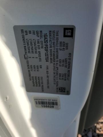 1GAZG1FG9F1227504 - 2015 CHEVROLET EXPRESS G3 LT WHITE photo 14