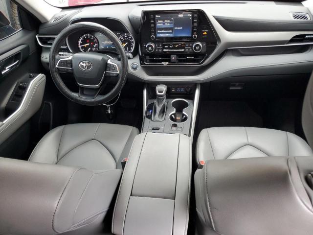 5TDGZRAH2NS130685 - 2022 TOYOTA HIGHLANDER XLE Bordo foto 8