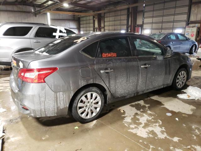 3N1AB7AP7HY269863 - 2017 NISSAN SENTRA S GRAY photo 3