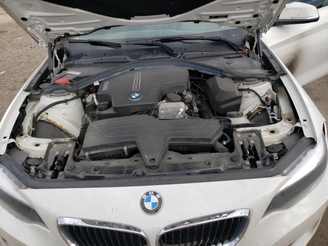 WBA1F5C53EVV98910 - 2014 BMW 228 I WHITE photo 11