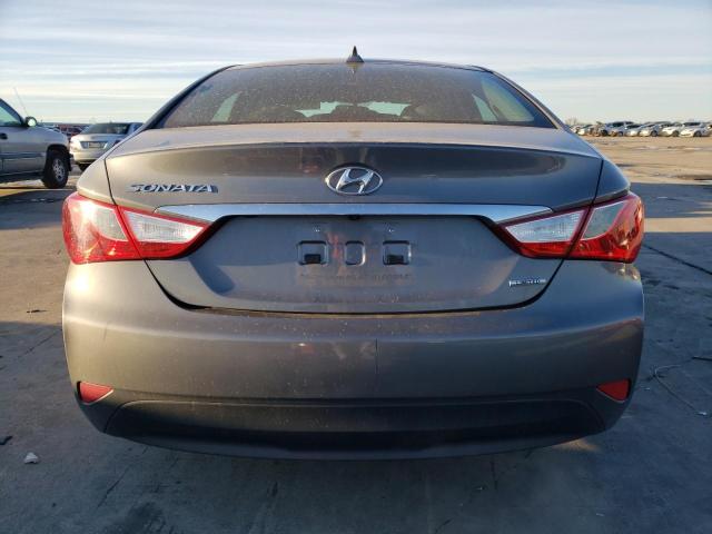 5NPEC4AC1EH825035 - 2014 HYUNDAI SONATA SE GRAY photo 6