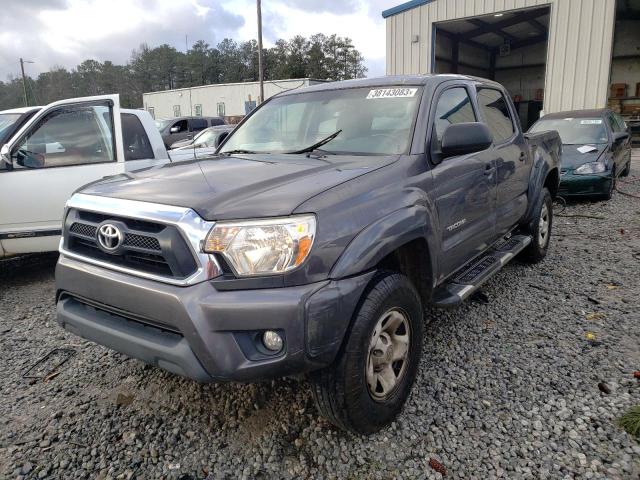 5TFJU4GN2EX063181 - 2014 TOYOTA TACOMA DOUBLE CAB PRERUNNER GRAY photo 1