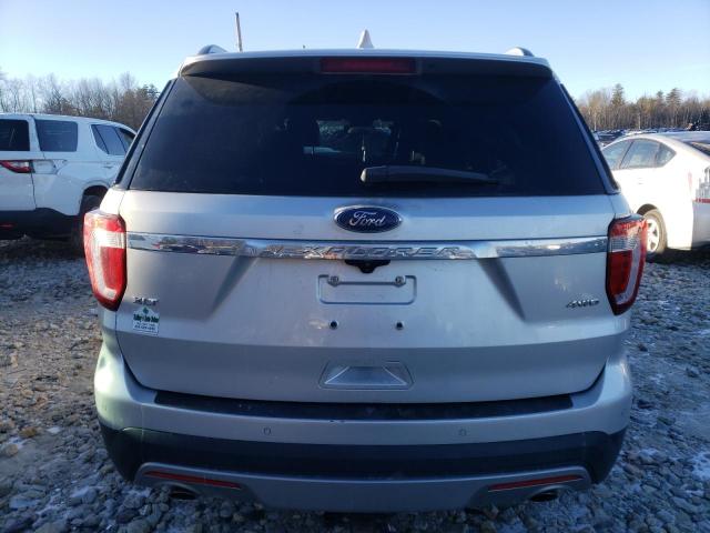 1FM5K8D83GGB09807 - 2016 FORD EXPLORER XLT SILVER photo 6