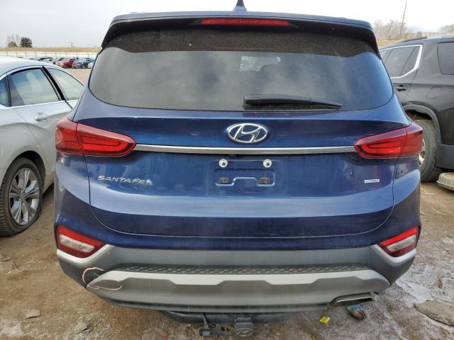 5NMS3CAD4LH290136 - 2020 HYUNDAI SANTA FE SEL BLUE photo 6