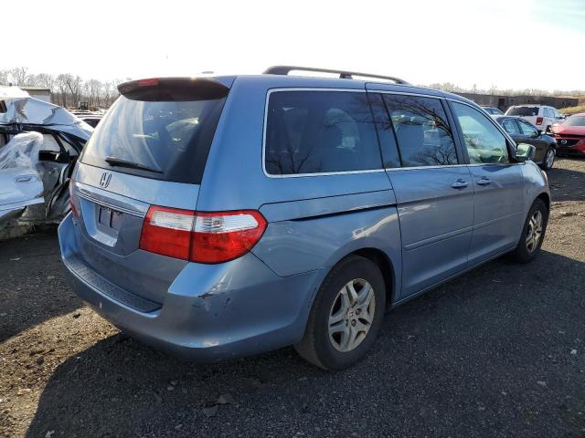 5FNRL38717B003681 - 2007 HONDA ODYSSEY EXL BLUE photo 3