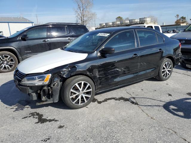 3VW2K7AJ9FM325560 - 2015 VOLKSWAGEN JETTA BASE Մոխրագույն լուսանկար 1