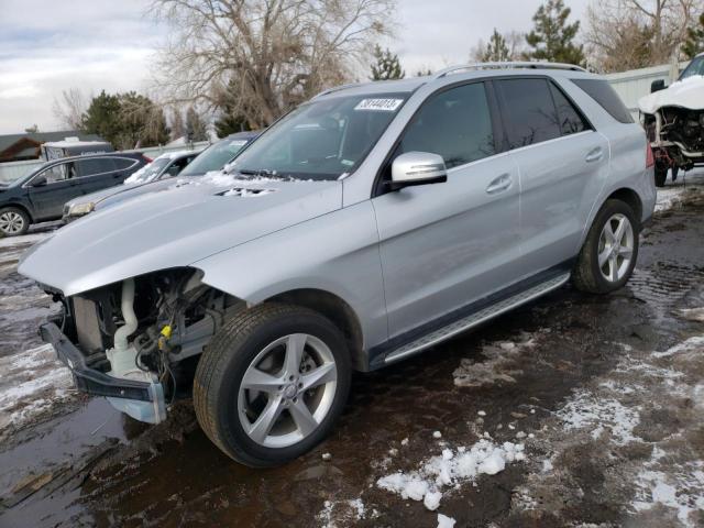 4JGDA5HB0GA797898 - 2016 MERCEDES-BENZ GLE 350 4MATIC SILVER photo 1