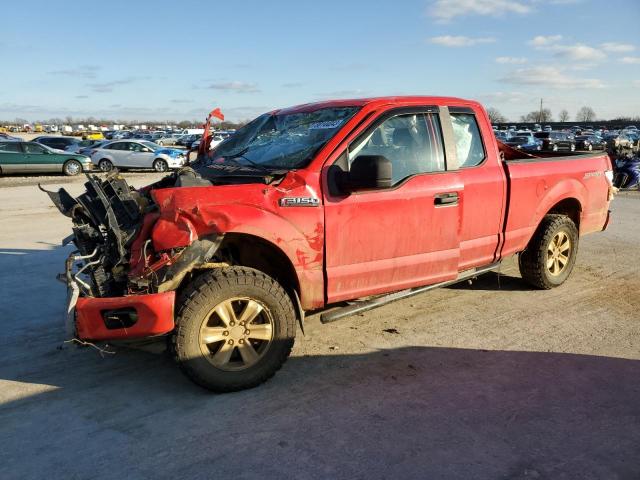 1FTEX1E81FFA28403 - 2015 FORD F150 SUPER CAB RED photo 1