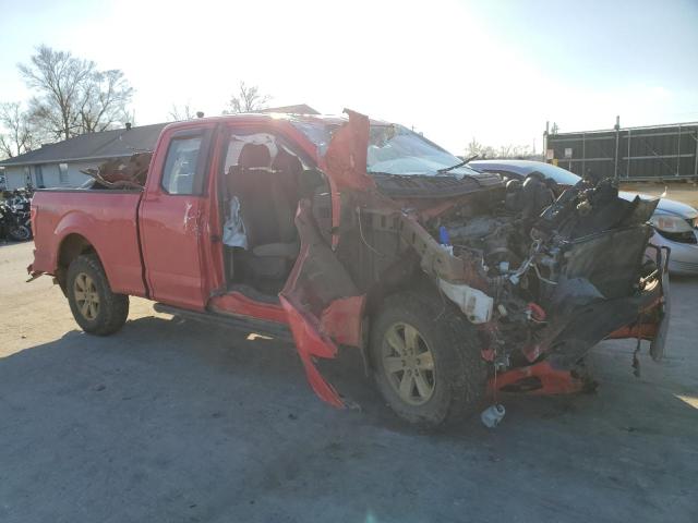 1FTEX1E81FFA28403 - 2015 FORD F150 SUPER CAB RED photo 4