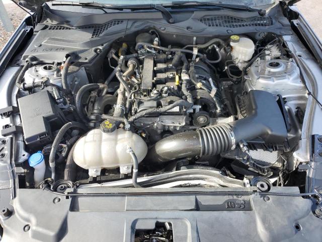 1FA6P8TH7M5101010 - 2021 FORD MUSTANG SILVER photo 11