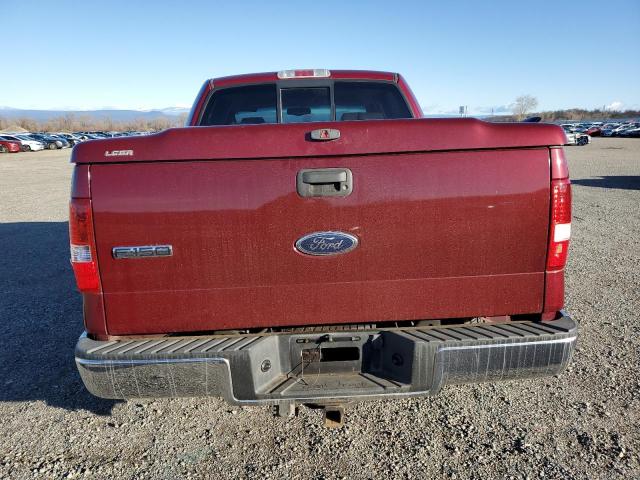 1FTPW145X4KC47061 - 2004 FORD F150 SUPER BURGUNDY photo 6