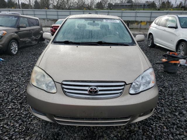 1NXBR32E34Z327799 - 2004 TOYOTA COROLLA CE GOLD photo 5