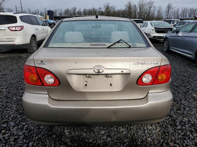 1NXBR32E34Z327799 - 2004 TOYOTA COROLLA CE GOLD photo 6