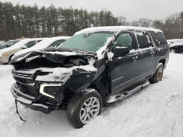 1GNSKCKD1PR385215 - 2023 CHEVROLET SUBURBAN K1500 LT BLACK photo 1